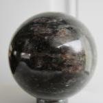 Large Astrophyllite Carved Crystal Sphere